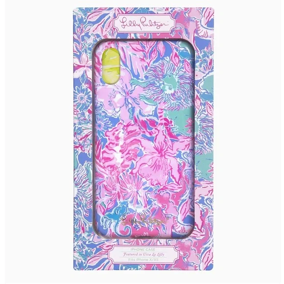 NIB Lilly Pulitzer iPhone X/XS Case Viva La Lilly